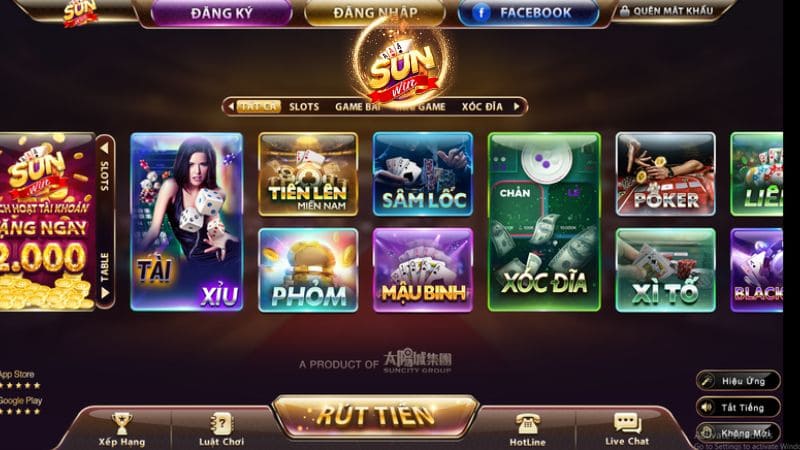 Game bài đổi thưởng uy tín số 1 SunWin