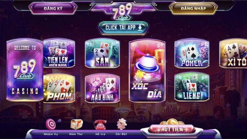 Tham gia game bài đỉnh cao ở 789Club