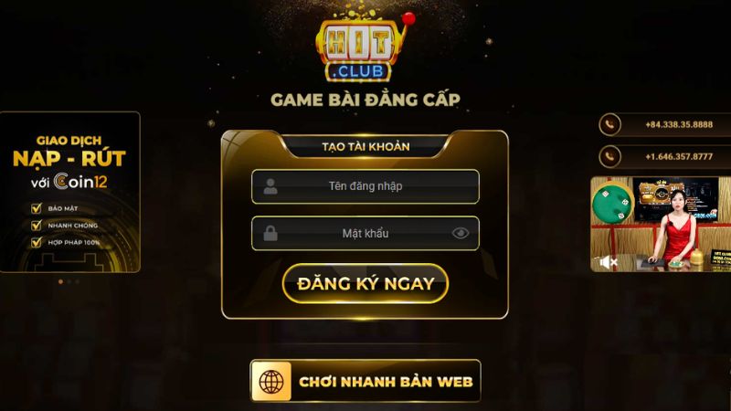 Sảnh cược Hitclub đẳng cấp nhà vua